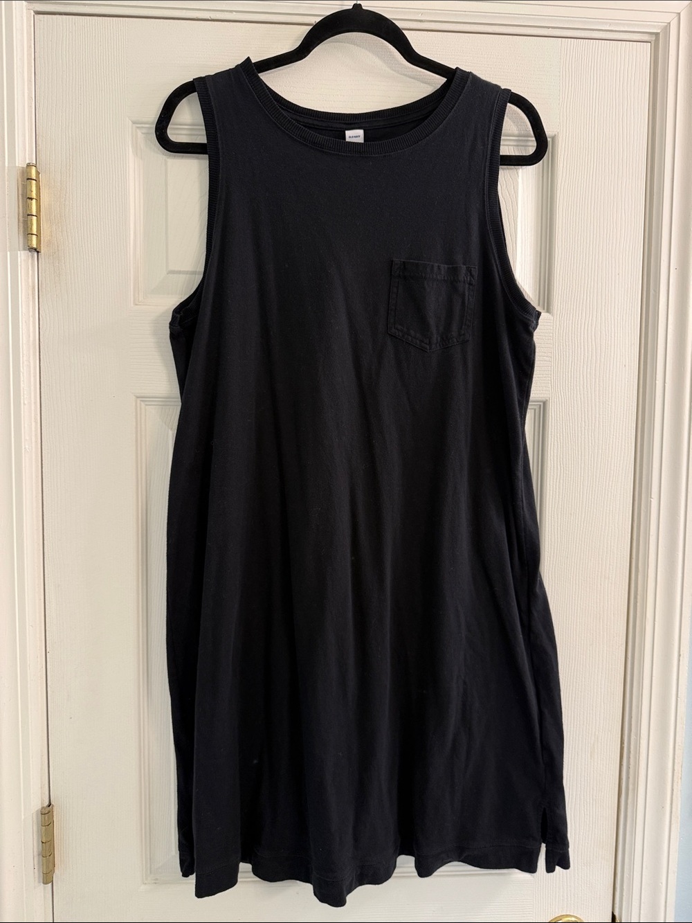 Old Navy Black Midi Tank Dress - Size Large Tall